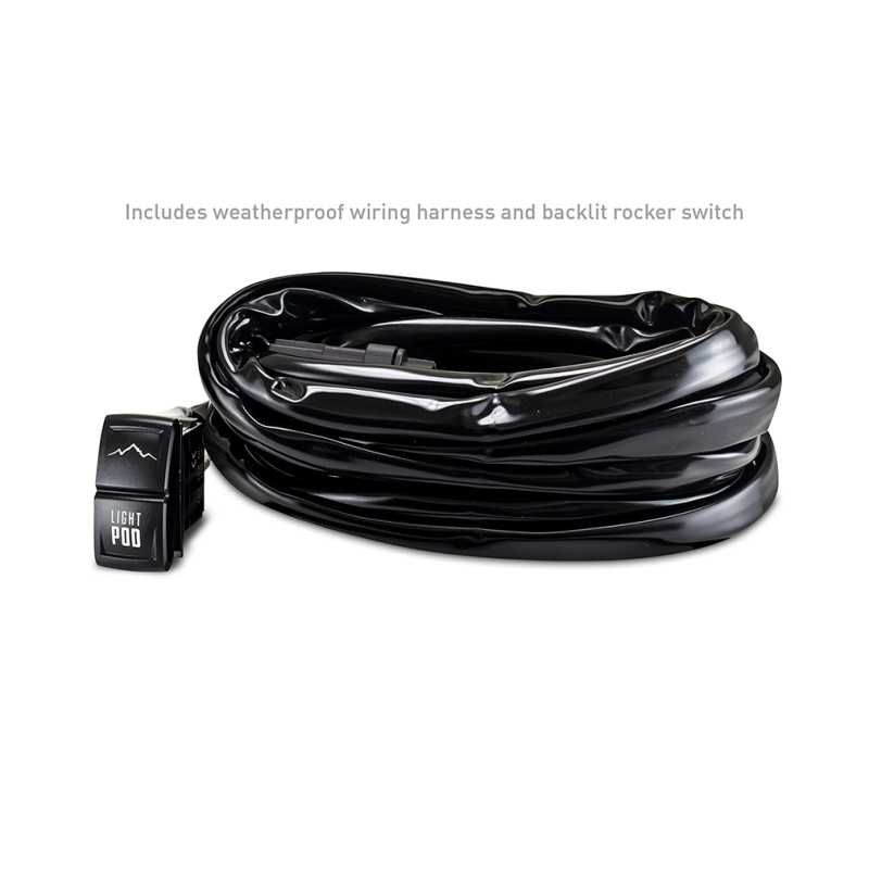 Ford Bronco Light Pods - Ditch - Borne Off-Road - 3x3 Flood (2pc) - `21-`27